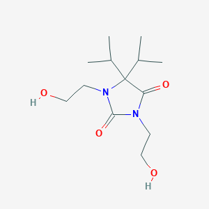 1,3-Bis(2-hydroxyethyl)-5,5-di(propan-2-yl)imidazolidine-2,4-dione