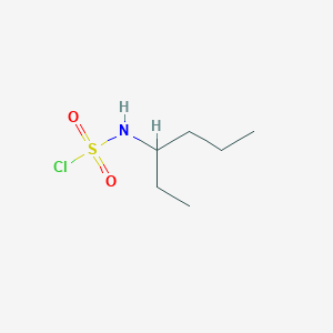 molecular formula C6H14ClNO2S B14564403 Hexan-3-ylsulfamyl chloride CAS No. 61538-06-5