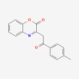 3-[2-(4-Methylphenyl)-2-oxoethyl]-2H-1,4-benzoxazin-2-one