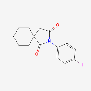 2-Azaspiro[4.5]decane-1,3-dione, 2-(4-iodophenyl)-