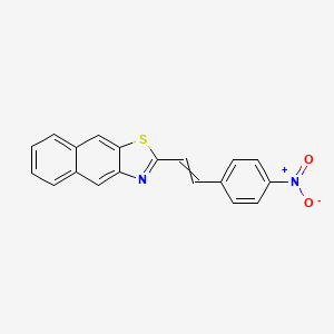 2-[2-(4-Nitrophenyl)ethenyl]naphtho[2,3-D][1,3]thiazole