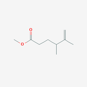 molecular formula C9H16O2 B14564586 Methyl 4,5-dimethylhex-5-enoate CAS No. 61549-51-7