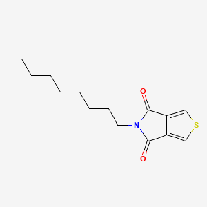 molecular formula C14H19NO2S B1456462 5-辛基-4H-噻吩并[3,4-c]吡咯-4,6(5H)-二酮 CAS No. 773881-43-9