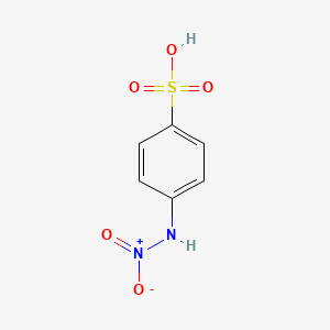 4-(Nitroamino)benzene-1-sulfonic acid