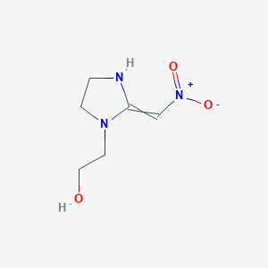 2-[2-(Nitromethylidene)imidazolidin-1-yl]ethan-1-ol