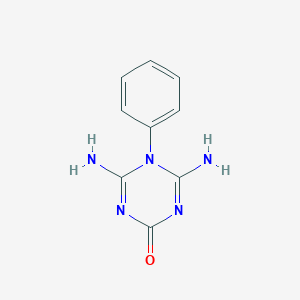 4,6-Diamino-5-phenyl-1,3,5-triazin-2(5H)-one