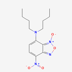 N,N-dibutyl-7-nitro-3-oxido-2,1,3-benzoxadiazol-3-ium-4-amine