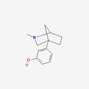 Phenol, 3-(2-methyl-2-azabicyclo[2.2.1]hept-4-yl)-