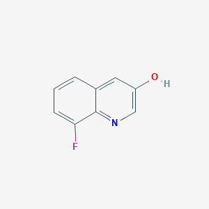 molecular formula C9H6FNO B1456472 8-氟喹啉-3-醇 CAS No. 1261784-49-9