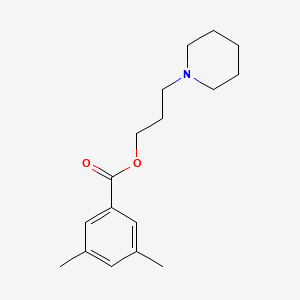 3-(Piperidin-1-yl)propyl 3,5-dimethylbenzoate