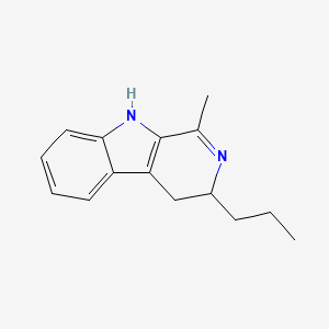 3H-Pyrido[3,4-b]indole, 4,9-dihydro-1-methyl-3-propyl-