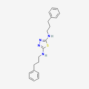 N~2~,N~5~-Bis(3-phenylpropyl)-1,3,4-thiadiazole-2,5-diamine