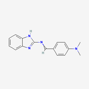 4-{[(1H-Benzimidazol-2-yl)imino]methyl}-N,N-dimethylaniline