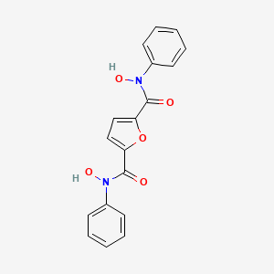 N~2~,N~5~-Dihydroxy-N~2~,N~5~-diphenylfuran-2,5-dicarboxamide