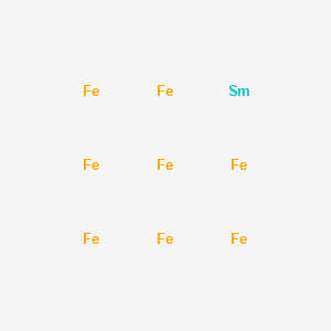 molecular formula Fe8Sm B14564790 Iron;samarium CAS No. 61642-23-7