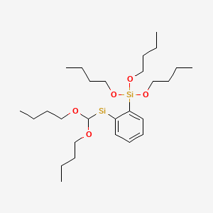 molecular formula C27H50O5Si2 B14565016 CID 71395603 CAS No. 61465-92-7