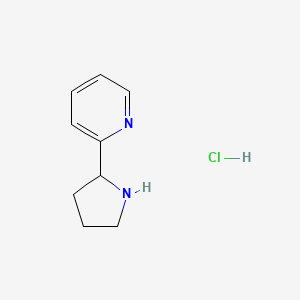 molecular formula C9H13ClN2 B1456507 2-吡咯烷-2-基吡啶盐酸盐 CAS No. 1312929-35-3