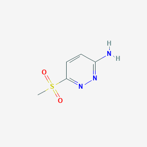 B1456510 3-Pyridazinamine, 6-(methylsulfonyl)- CAS No. 61071-25-8
