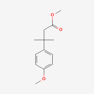 molecular formula C13H18O3 B1456516 Methyl 3-(4-methoxyphenyl)-3-methylbutanoate CAS No. 67437-37-0