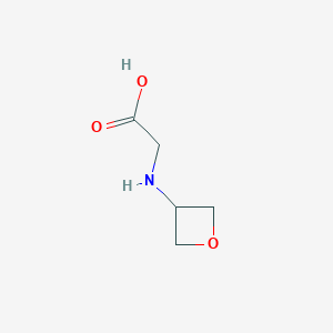 B1456522 2-(Oxetan-3-ylamino)acetic acid CAS No. 1359702-02-5
