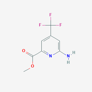 B1456529 Methyl 6-amino-4-(trifluoromethyl)picolinate CAS No. 1158787-77-9