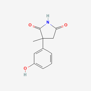 3-(3-Hydroxyphenyl)-3-methylpyrrolidine-2,5-dione