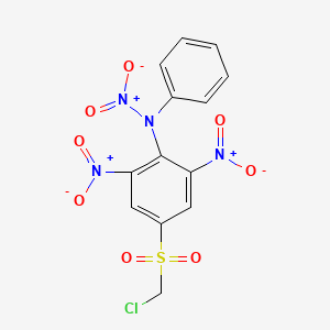 N-[4-(Chloromethanesulfonyl)-2,6-dinitrophenyl]-N-phenylnitramide