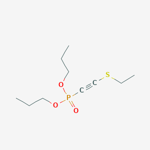 Dipropyl [(ethylsulfanyl)ethynyl]phosphonate