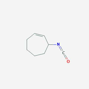 3-Isocyanatocyclohept-1-ene