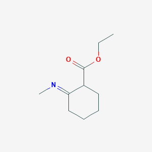 Ethyl (2E)-2-(methylimino)cyclohexane-1-carboxylate