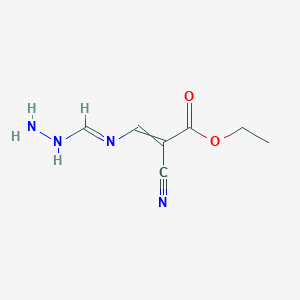 Ethyl 2-cyano-3-[(E)-(hydrazinylmethylidene)amino]prop-2-enoate