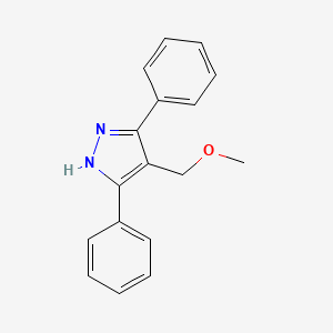 4-(Methoxymethyl)-3,5-diphenyl-1H-pyrazole