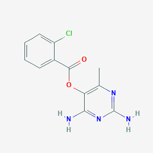 2,4-Diamino-6-methylpyrimidin-5-yl 2-chlorobenzoate