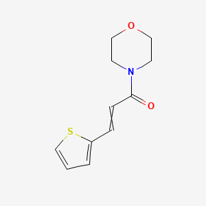 Morpholine, 4-[1-oxo-3-(2-thienyl)-2-propenyl]-