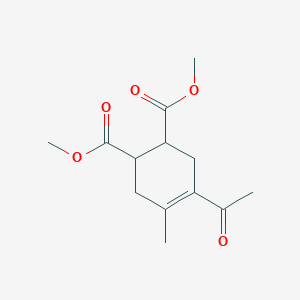 Dimethyl 4-acetyl-5-methylcyclohex-4-ene-1,2-dicarboxylate