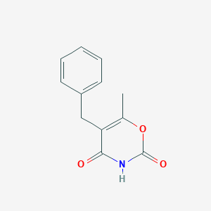 2H-1,3-Oxazine-2,4(3H)-dione, 6-methyl-5-(phenylmethyl)-