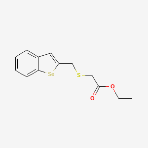 Ethyl {[(1-benzoselenophen-2-yl)methyl]sulfanyl}acetate