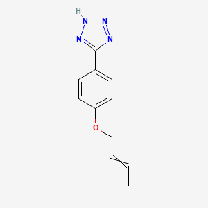 5-{4-[(But-2-en-1-yl)oxy]phenyl}-2H-tetrazole