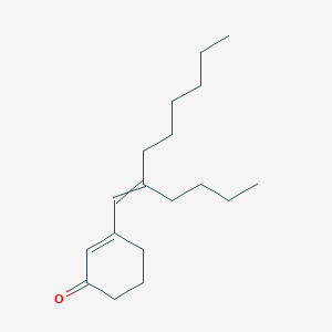 3-(2-Butyloct-1-EN-1-YL)cyclohex-2-EN-1-one