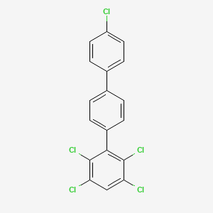 1,2,4,5-Tetrachloro-3-[4-(4-chlorophenyl)phenyl]benzene