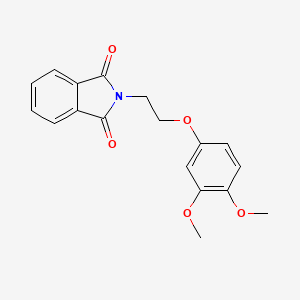 2-[2-(3,4-Dimethoxyphenoxy)ethyl]isoindole-1,3-dione