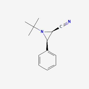 (2R,3R)-1-tert-Butyl-3-phenylaziridine-2-carbonitrile