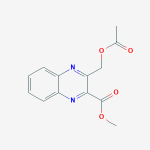 Methyl 3-[(acetyloxy)methyl]quinoxaline-2-carboxylate