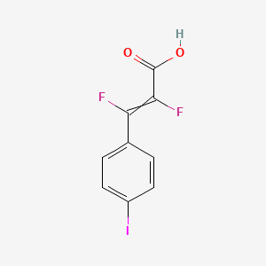 2,3-Difluoro-3-(4-iodophenyl)prop-2-enoic acid