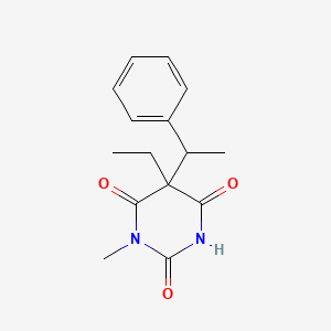 5-Ethyl-1-methyl-5-(1-phenylethyl)pyrimidine-2,4,6(1H,3H,5H)-trione