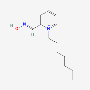 (NE)-N-[(1-heptylpyridin-1-ium-2-yl)methylidene]hydroxylamine