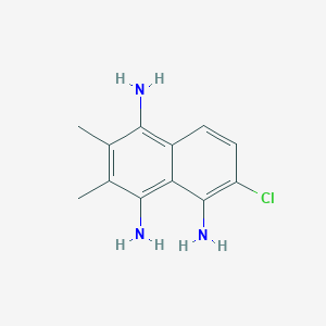 6-Chloro-2,3-dimethylnaphthalene-1,4,5-triamine