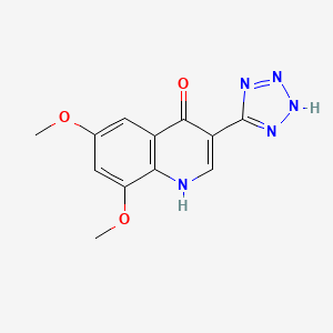 3-(1,2-Dihydro-5H-tetrazol-5-ylidene)-6,8-dimethoxyquinolin-4(3H)-one