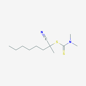 2-Cyanooctan-2-yl dimethylcarbamodithioate