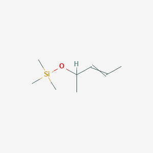 Trimethyl[(pent-3-en-2-yl)oxy]silane